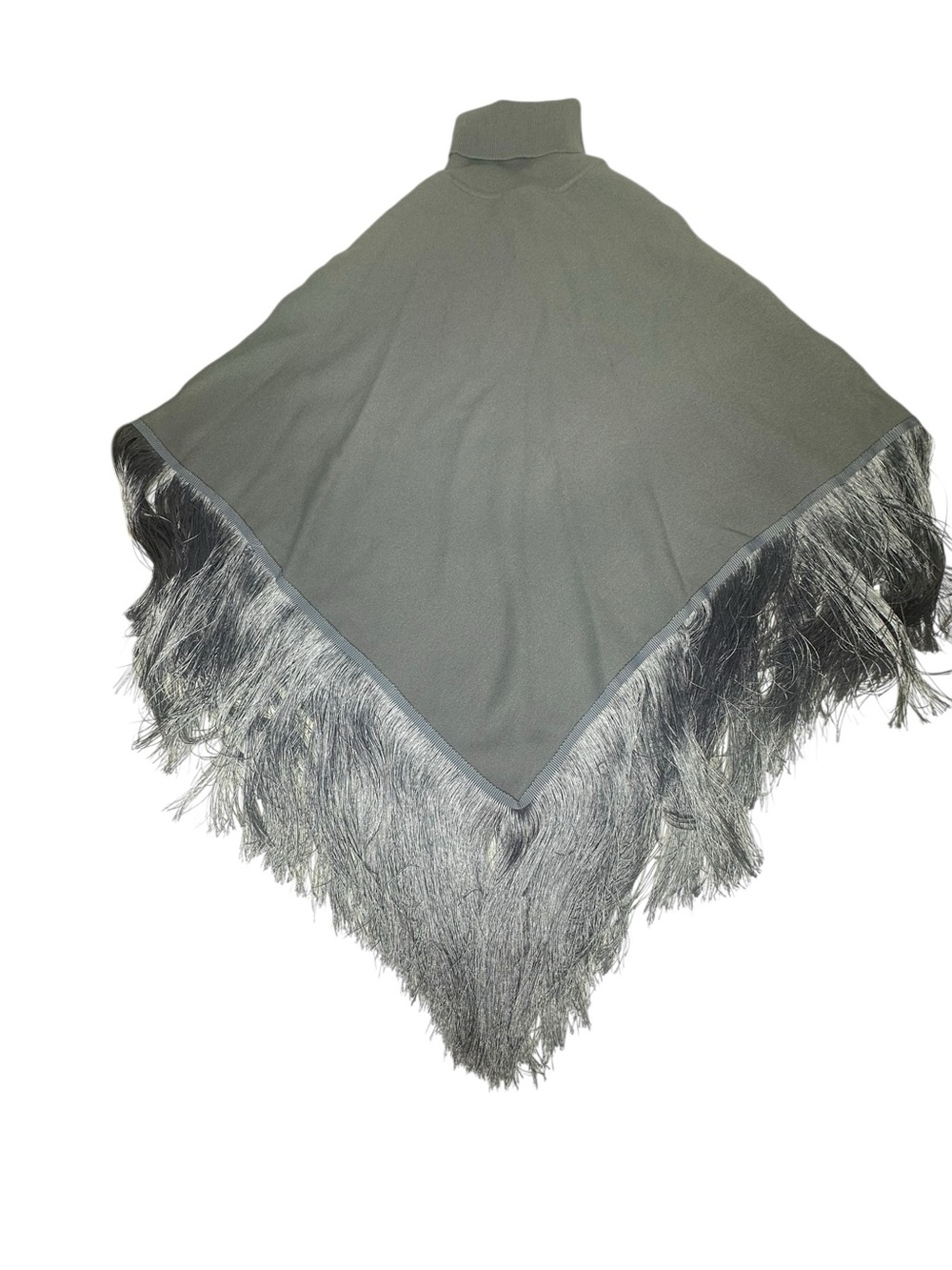 Free People x Understated Leather River walk Purple Fringe Poncho M/L - Picture 5 of 10